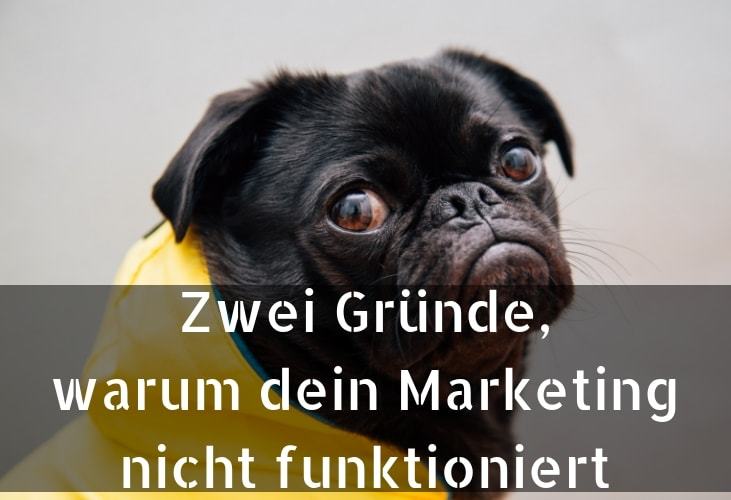 Zwei Gründe, warum dein Marketing nicht funktioniert -und zur Kundengewinnung nicht taugt Marketing, Kundengewinnung